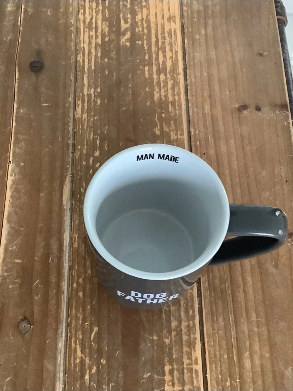 Dog Father Ceramic Mug - Gray